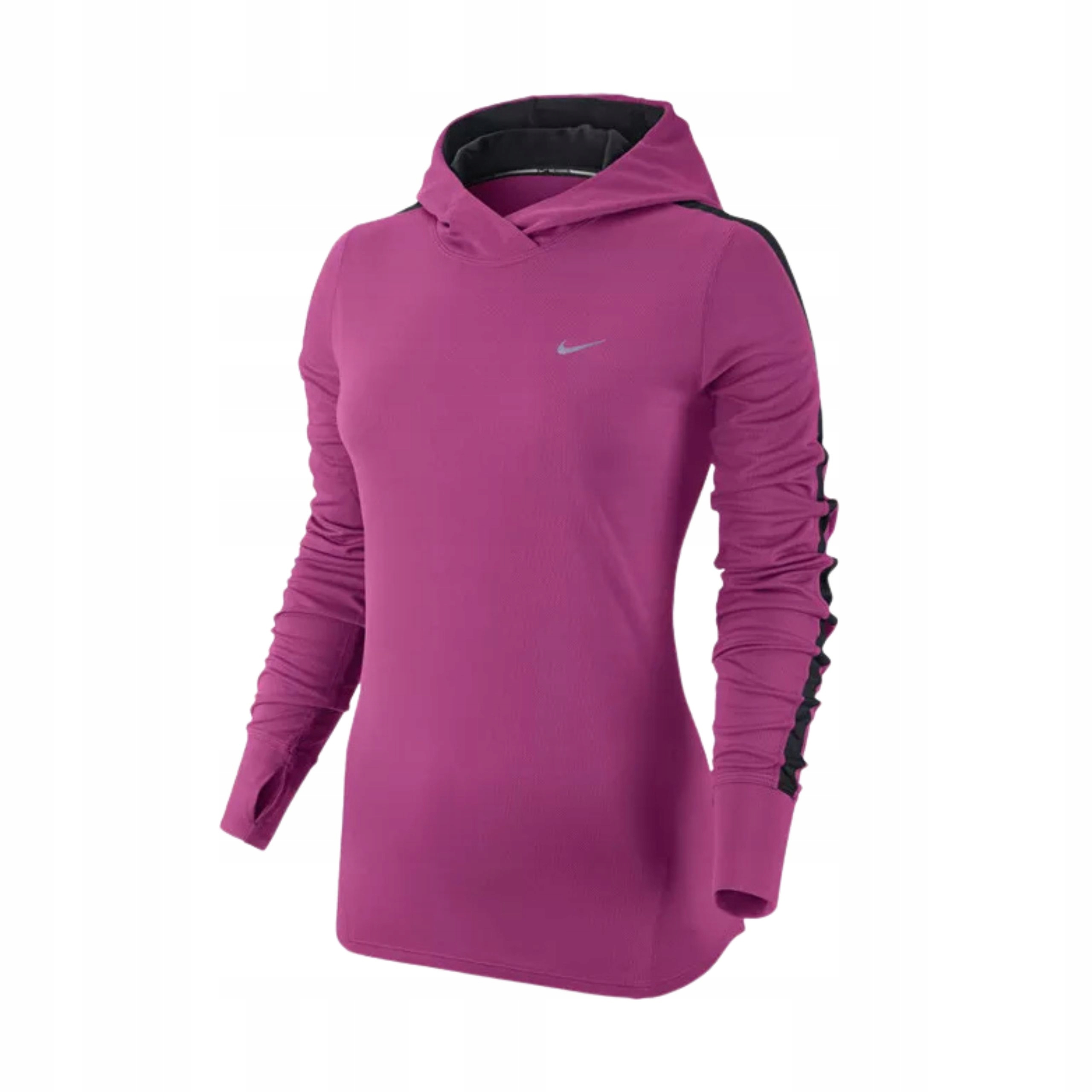 Damska bluzka z kapturem treningowa różowa Nike M