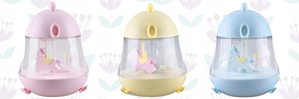 Lampka nocna z karuzelą i pozytywką żółta Kod producenta F10-Z