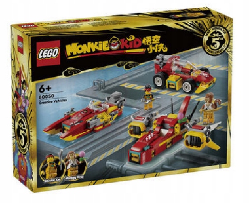 Lego 80050 Monkie Kid – Nápaditá Vozidla