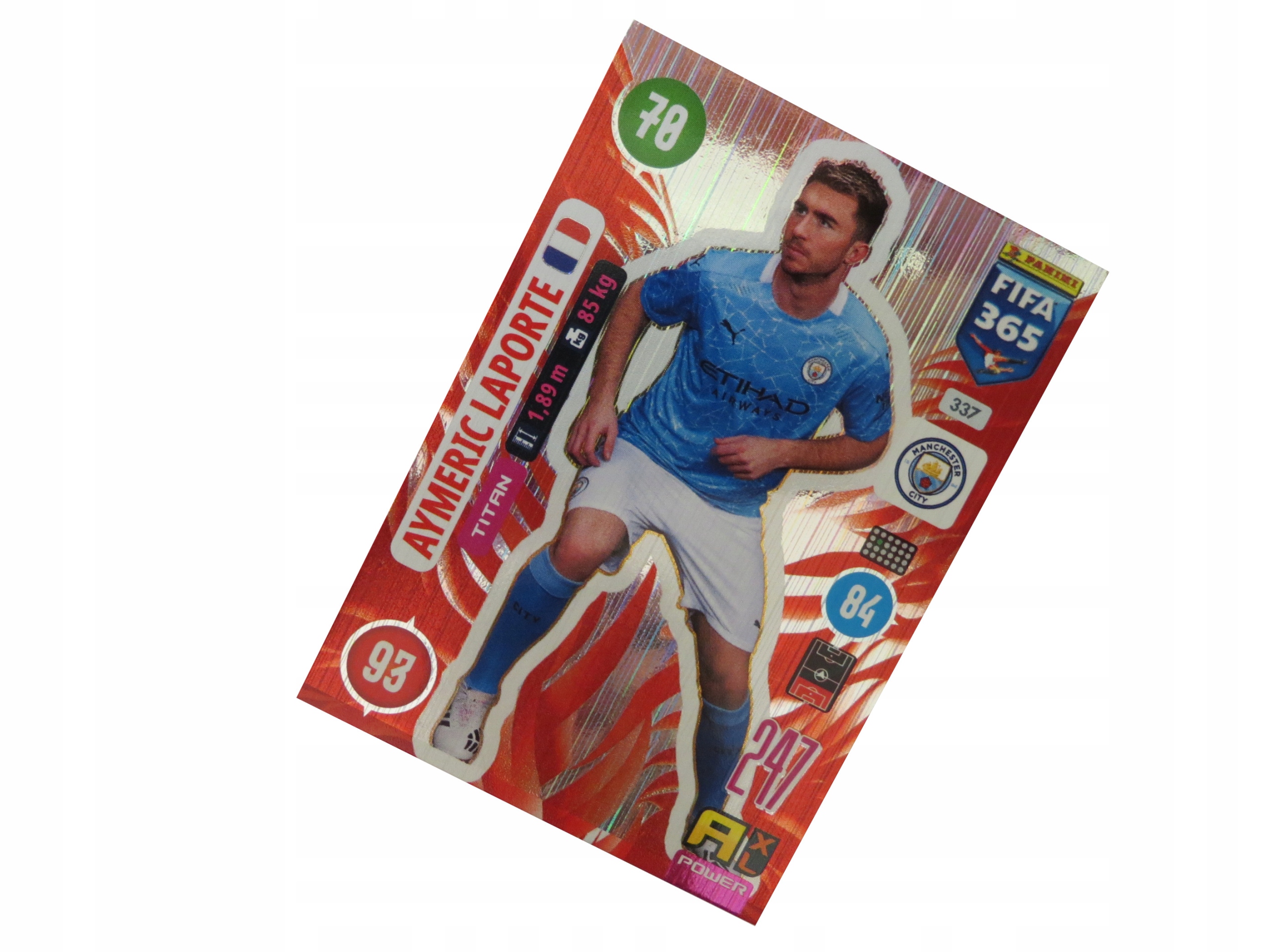 Panini Fifa 365 2021 Karty Piłkarskie Power Titan Laporte 337 Man. City