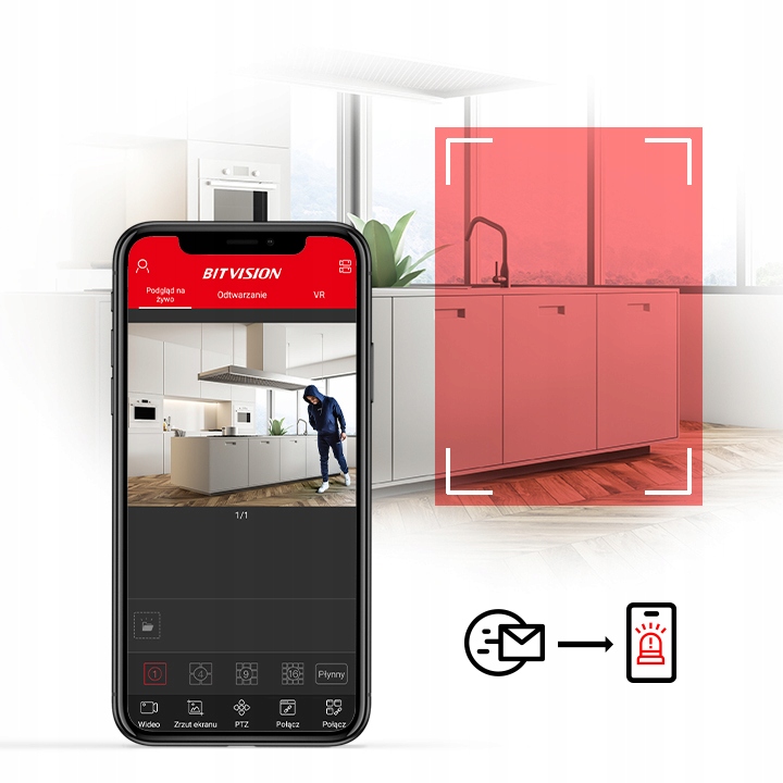 Kamera IP BLOW Inteligentna AI 2MP Starvis POE SD Marka Blow