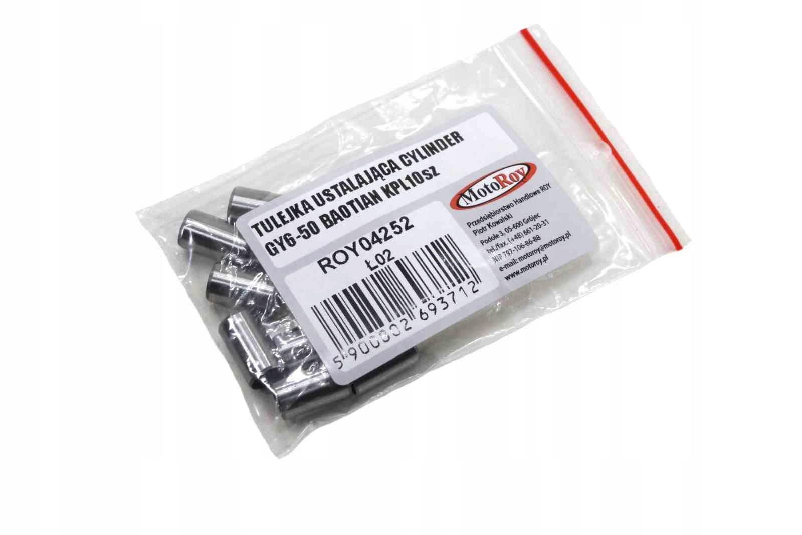 TULEJKA USTALAJĄCA CYLINDER GY6-50 SKUTER BAOTIAN