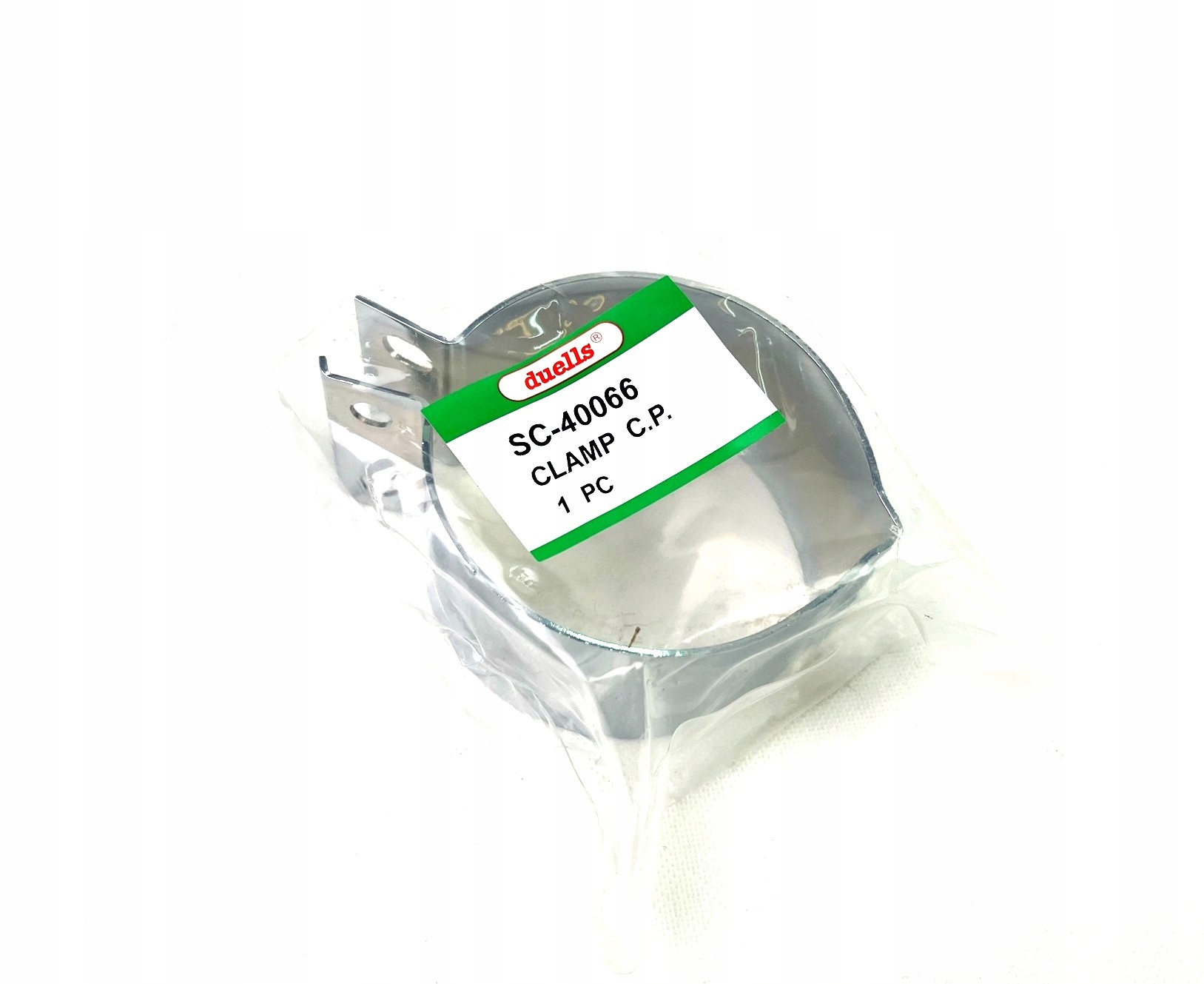 Obejma tłumika Wsk 125 B1 M06 Kos B3 Duells 64 chrom wydech Garbuska Gil