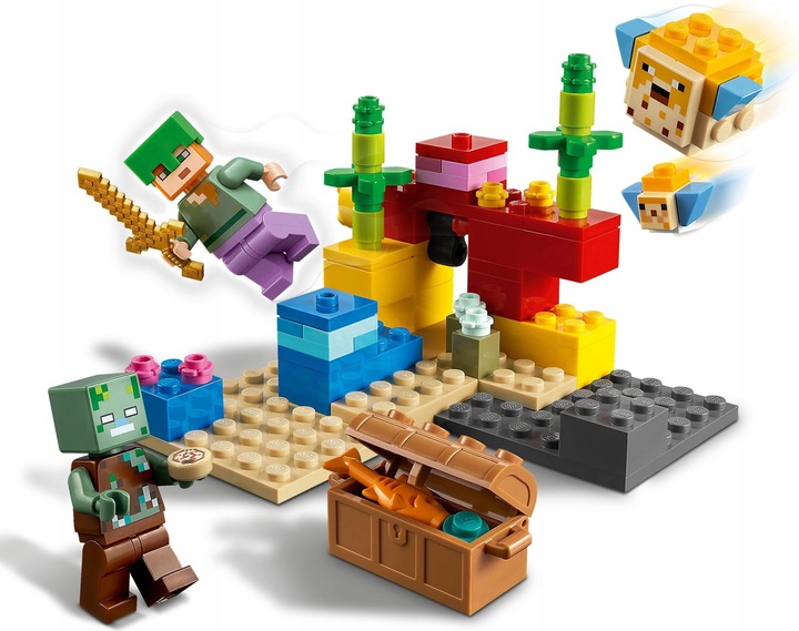 LEGO MINECRAFT Rafa koralowa 21164 EAN (GTIN) 5702016913569