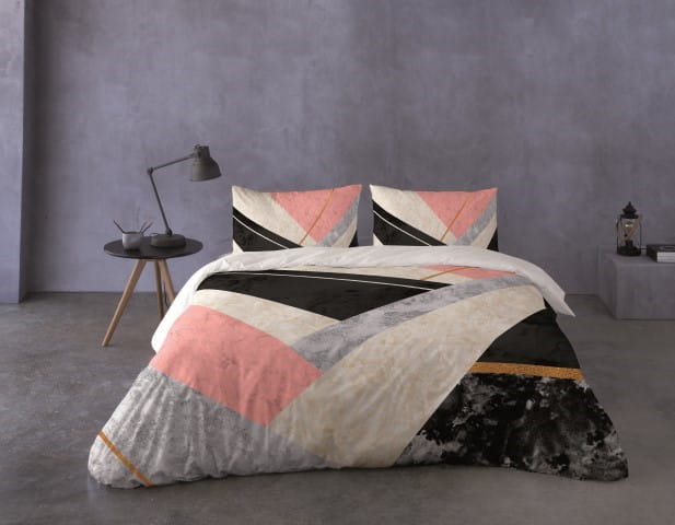 Posteľná Bielizeň Saténová Bavlna Prestige 220x200 Geometria