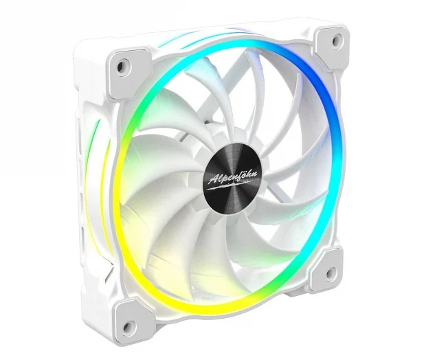 Wentylator Alpenfohn Wing Boost 3 Argb High Speed Pwm White 120mm