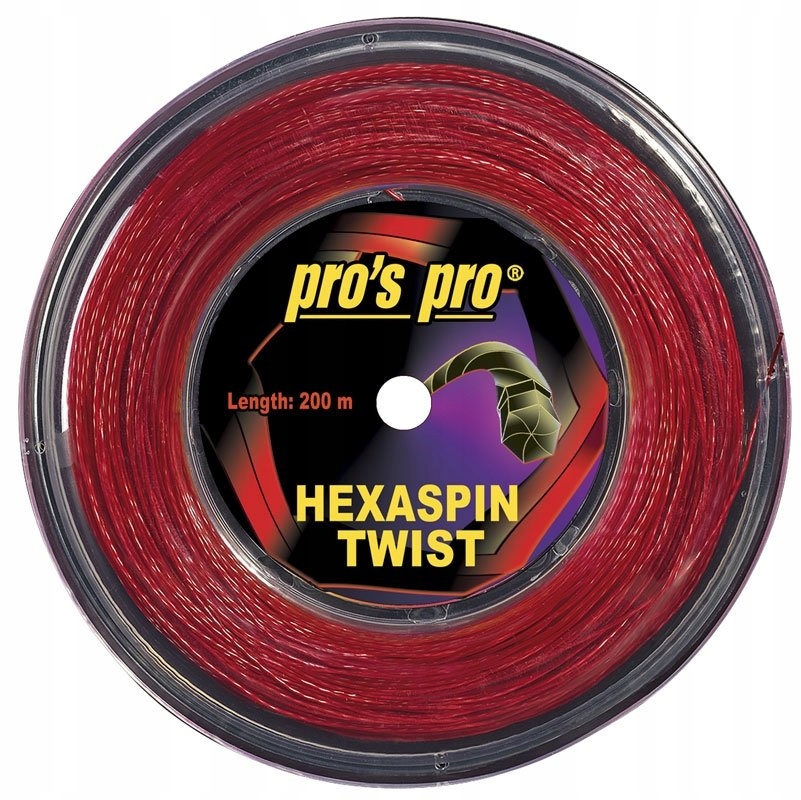 Pro`s Pro Hexaspin Twist 200 m, 1,25 mm červený