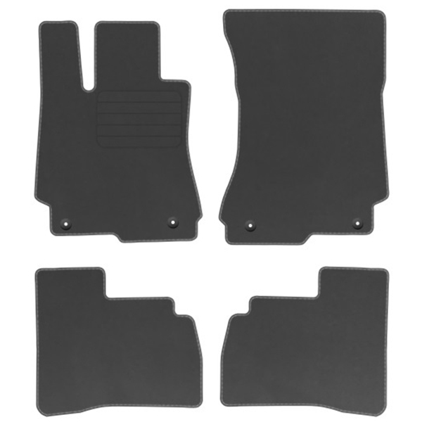 Mercedes S W221 05-13 velurové koberce Comfort Grafit