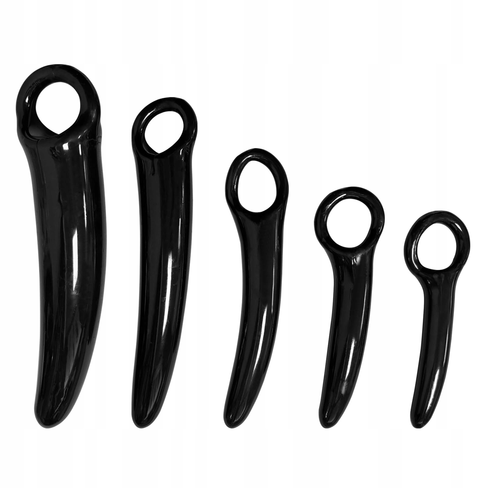 PREMIUM Zestaw 5 Silikonowych Dilatorów Anus i Pochwy dla Kobiet i Mężczyzn — miniatura 6