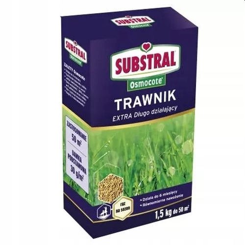 

Substral Osmocote Do Trawnika 1,5KG Raz Na Sezon
