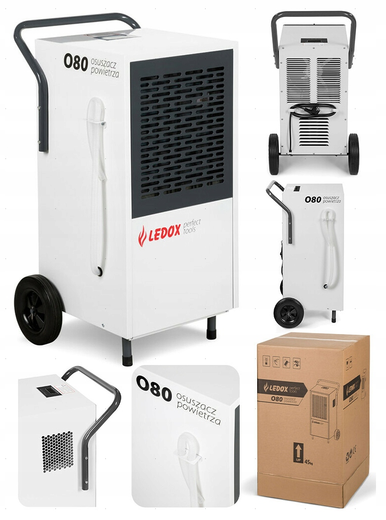 LEDOX O80 - BUDOWLANY OSUSZACZ POWIETRZA 80L/24H