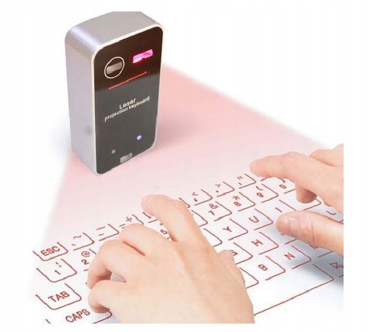PC klawiatura laserowa Bluetooth dla Smartphona