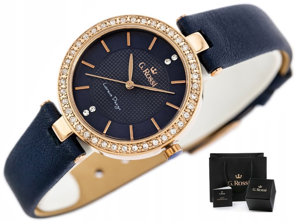 

Zegarek Damski G. Rossi Birma cyrkonie Grawer