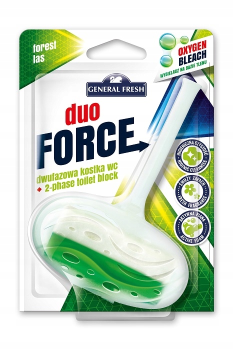 

General Fresh Duo Force Dwufazowa Kostka Wc Leśny