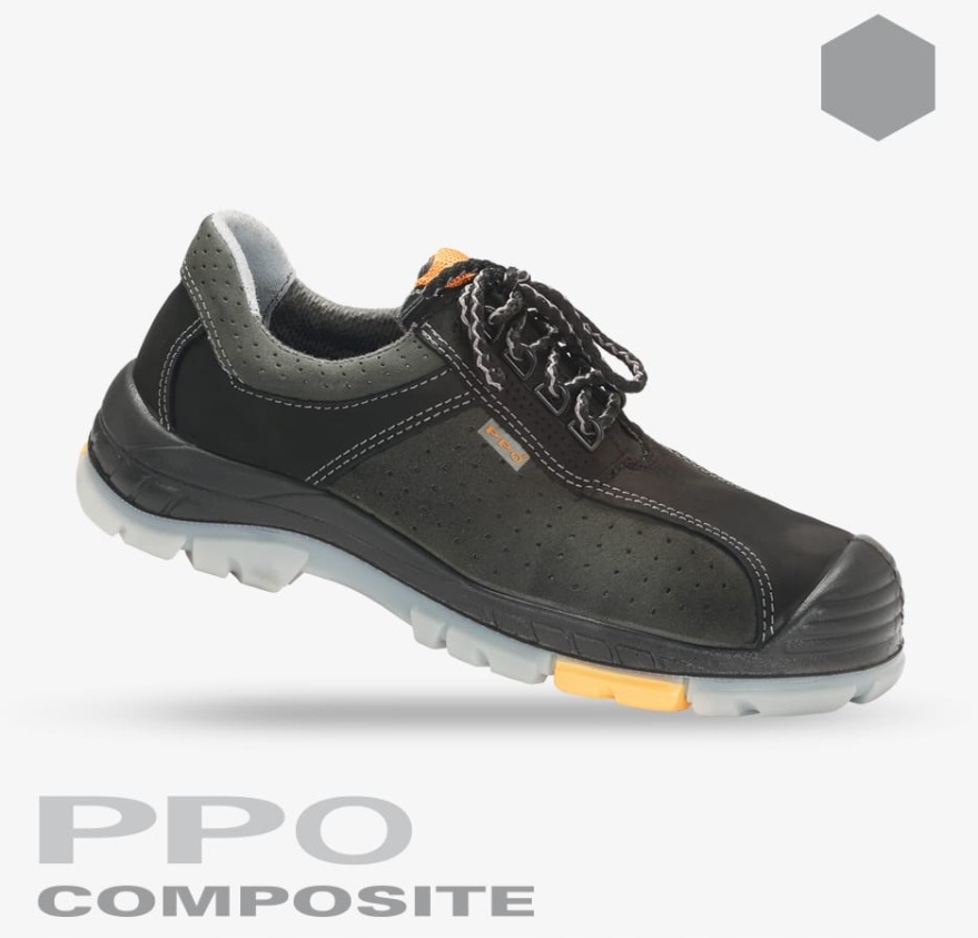 Półbuty ochronne Ppo model 704 S1 czarne rozmiar 42