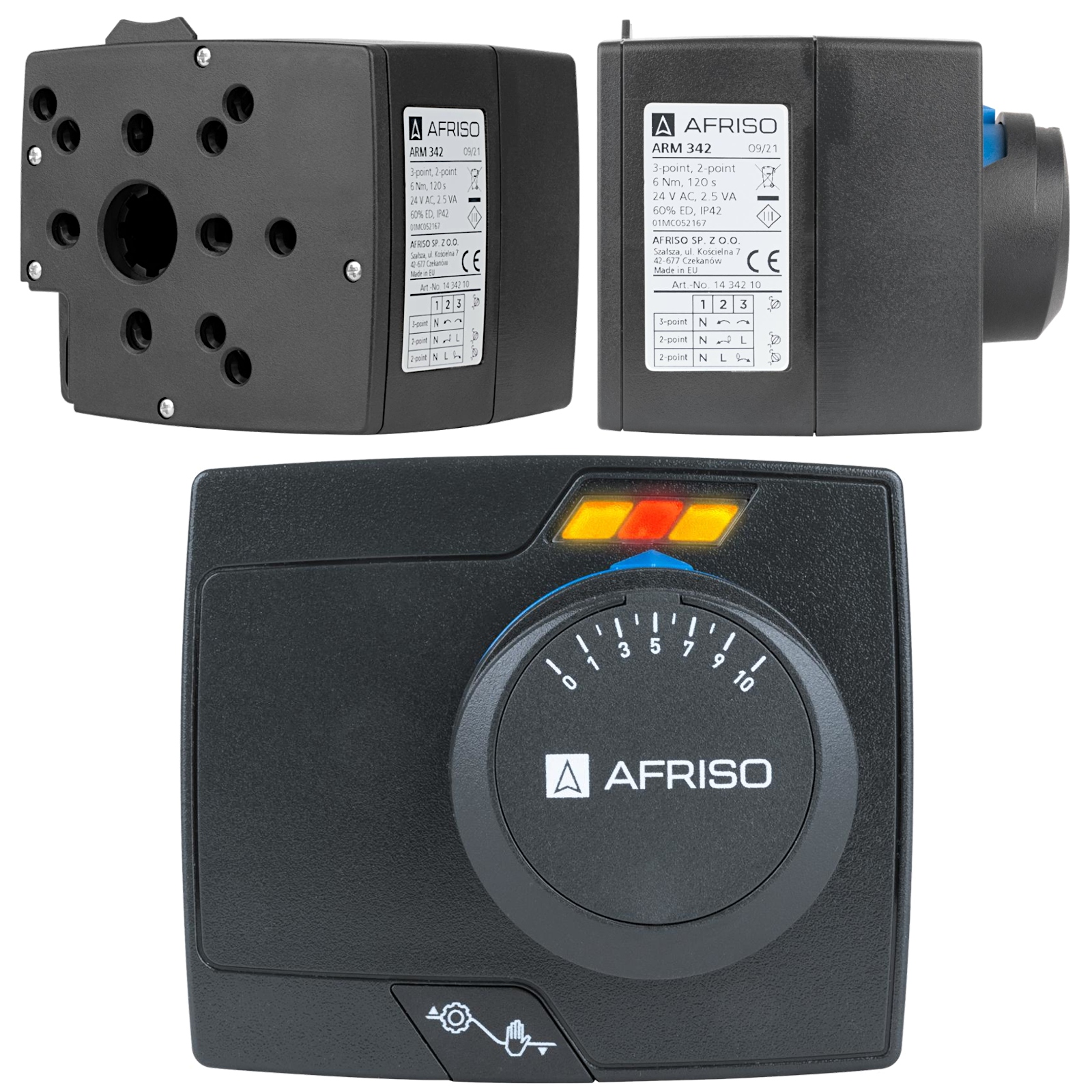 Elektrický Pohon Afriso Arm 342 2 I 3 Bodový 120s 24V Pro Click