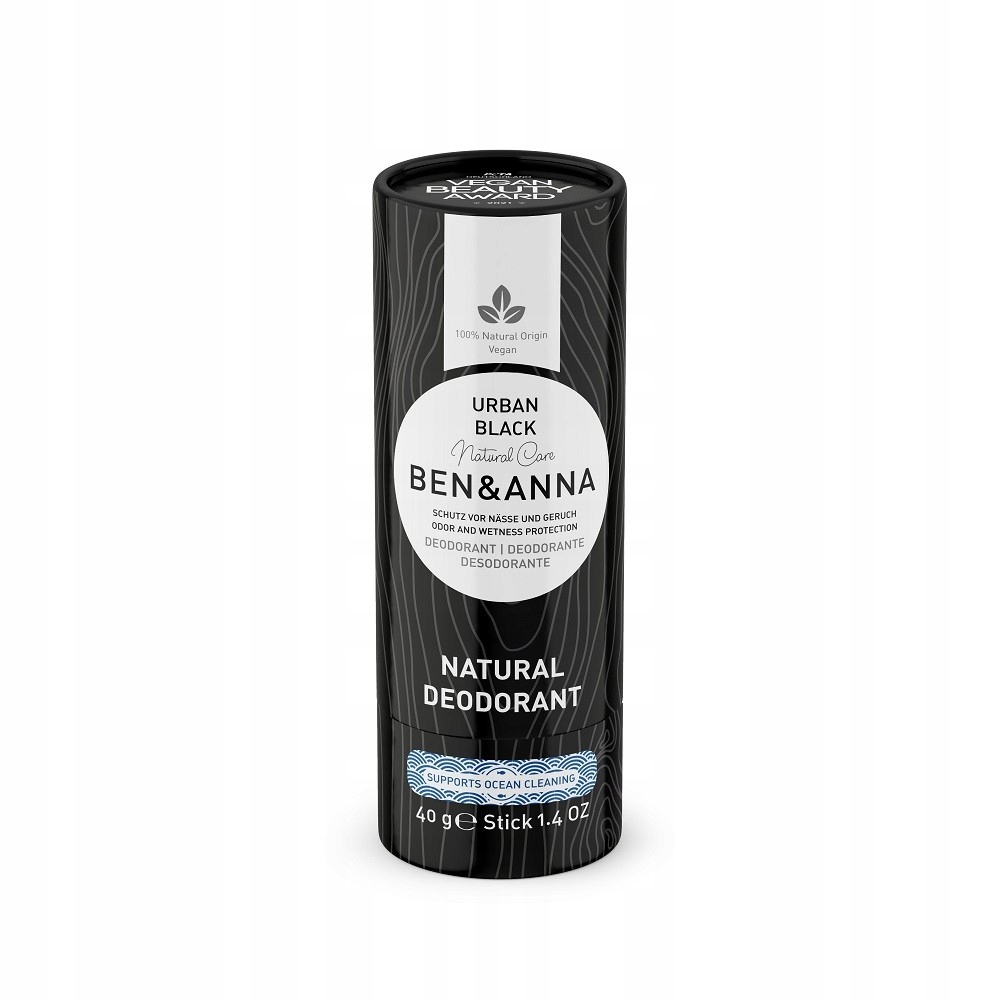 Deodorant Ben&Anna přírodní tyčinka Urban Black 40 ml