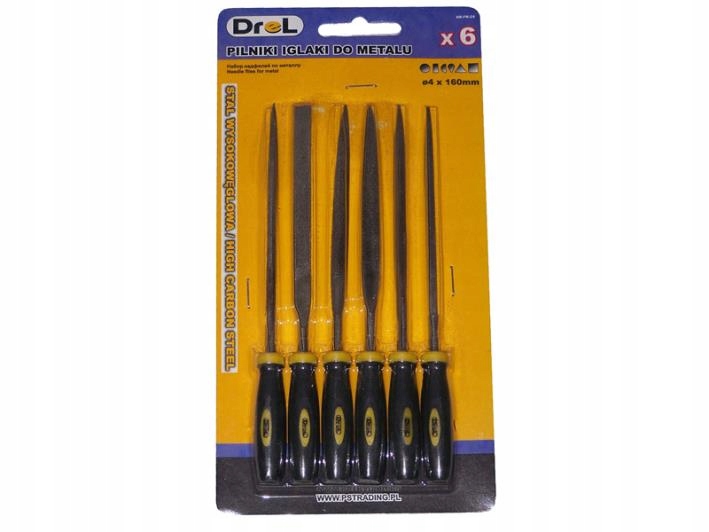 

Zestaw Pilników Iglaków Do Metalu 160mm kpl 6szt