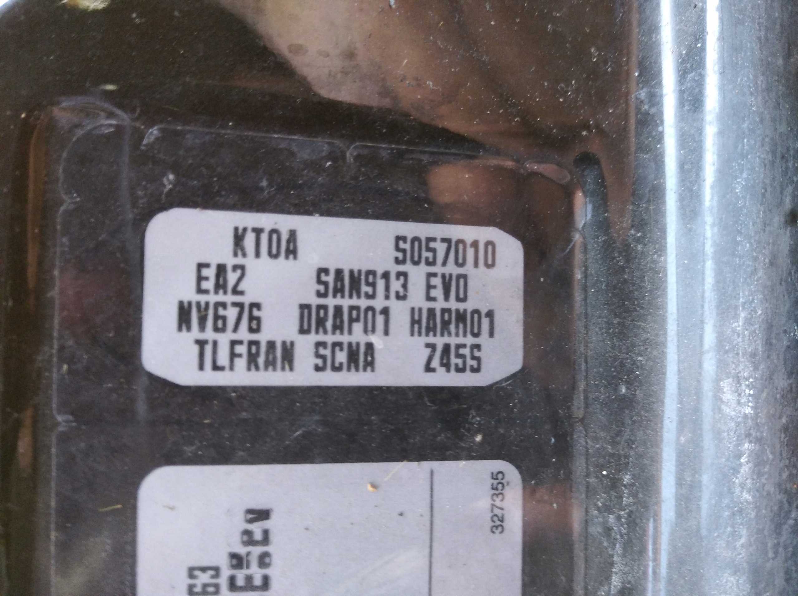 RENAULT LAGUNA III 3 door front left NV676 black,