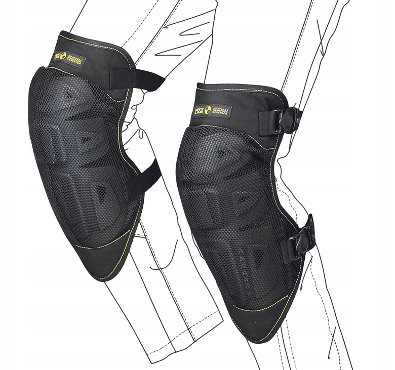 

Ochraniacze kolan Spidi K-net Black czarny Gratisy