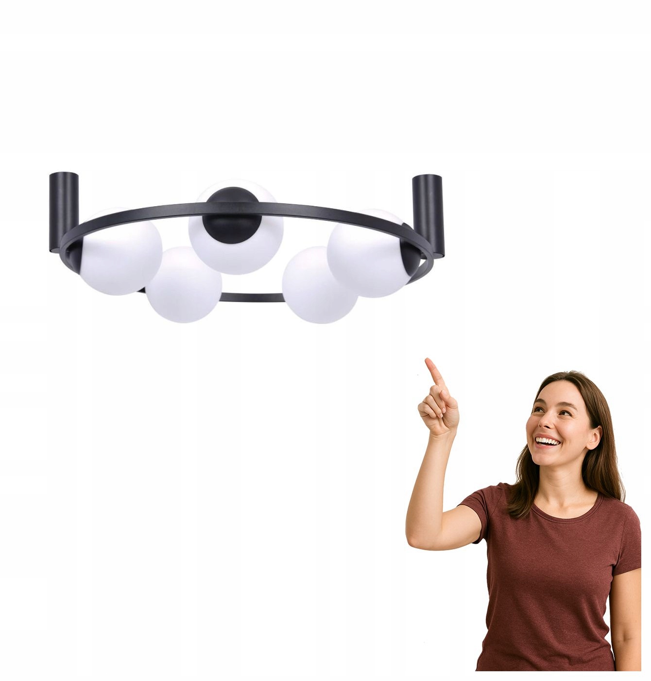 Stropná lampa Orbit 5 5009 Zuma Line