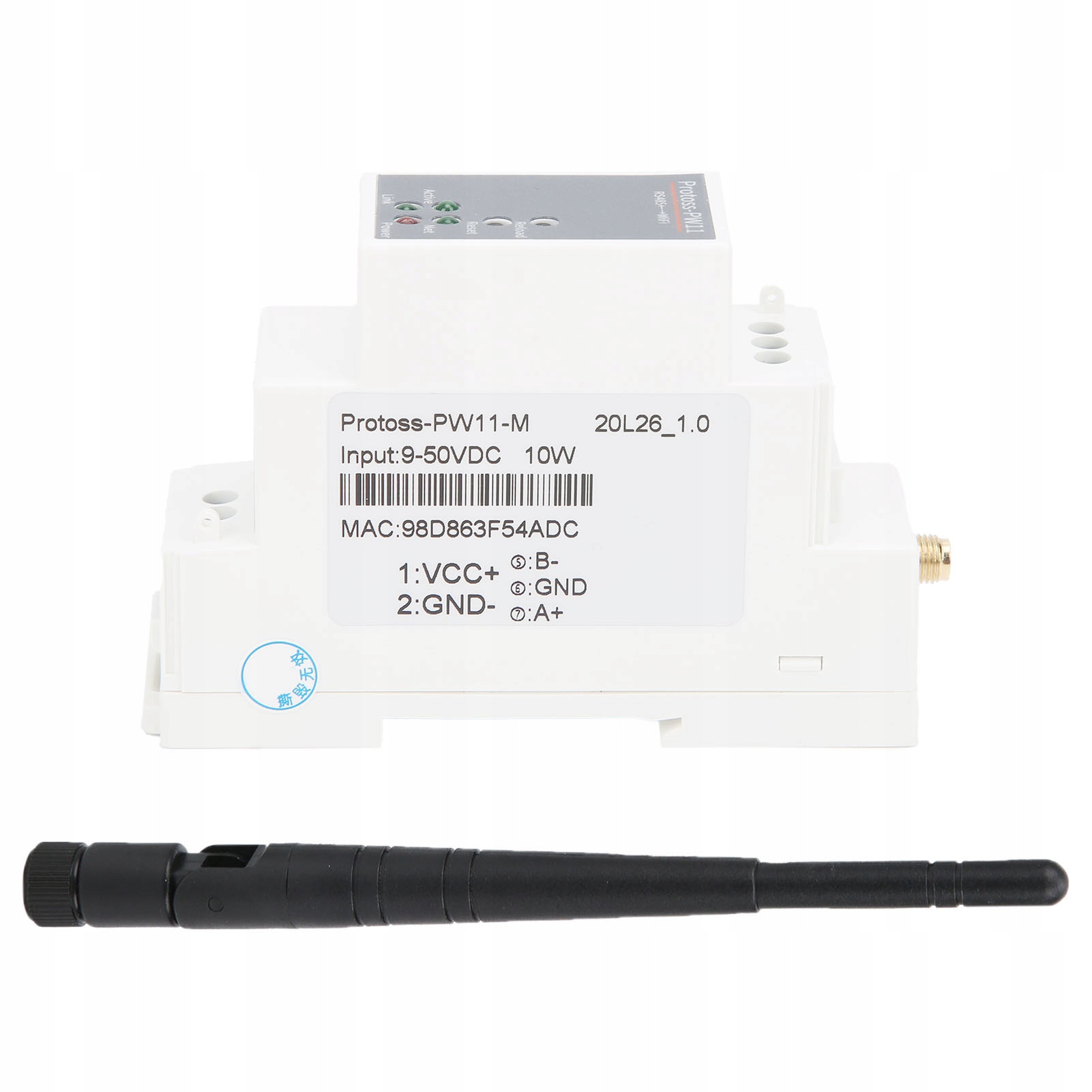 RS485 to WIFI Ethernet Server rail mounting Kod producenta 204325