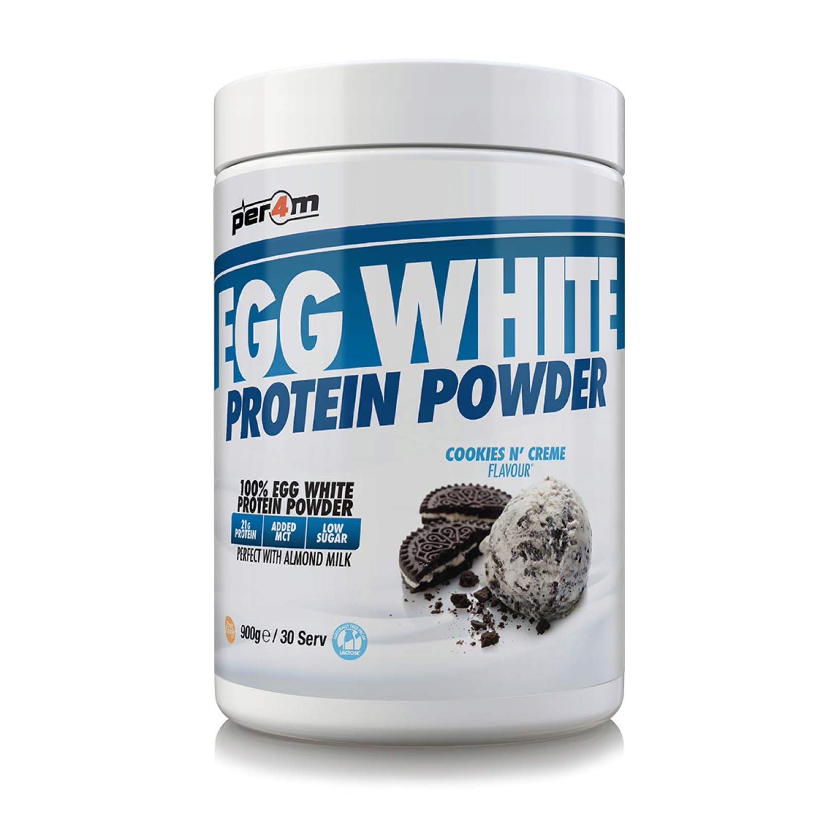 Per4m Egg White Protein Cookies N' Creme – protein z vaječných bílků