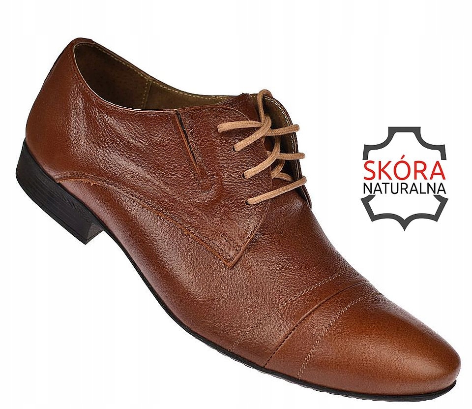 Pánské polobotky Peppe Rosso M132 kožené lícové světle hnědé vel 40