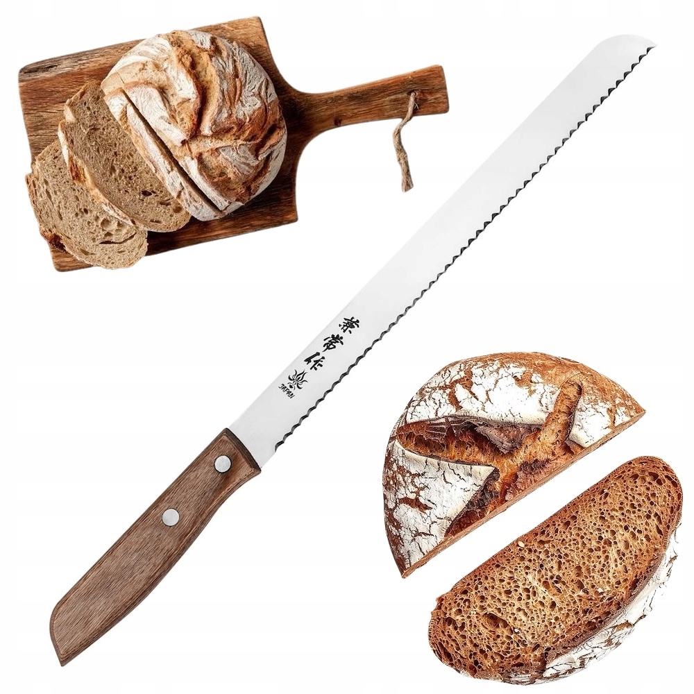 Kanetsune 555 DSR-1K6 Japonský kuchynský nôž na chlieb a chlieb 25 cm