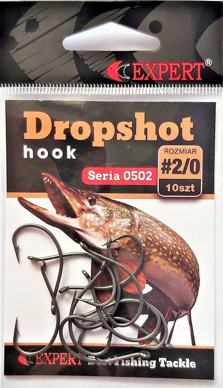 Haczyk Expert Drop Shot 0502 rozm. 2/0 10 szt.