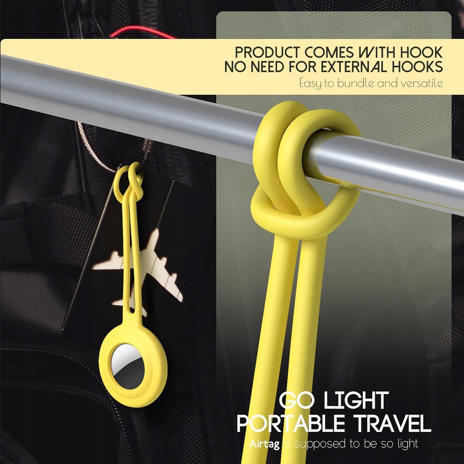 Silikonowe Etui Case Brelok do kluczy do Apple AirTag 5szt. Producent Inna