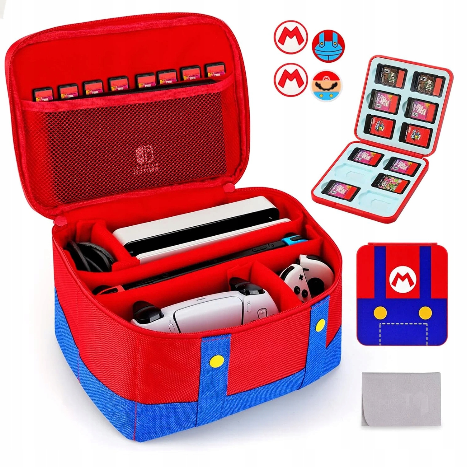 TORBA ETUI DLA WALIZKA SUPER MARIO NINTENDO SWITCH WSZYSTKIE RODZAJE