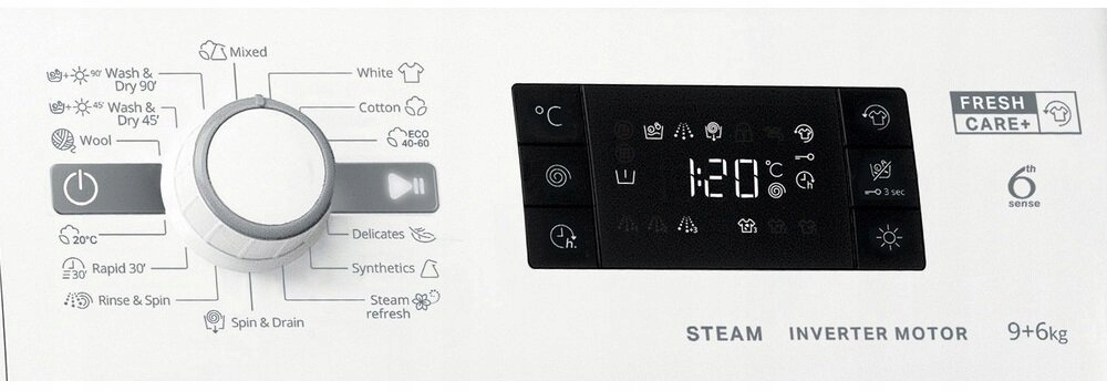 Pralko suszarka Whirlpool FWDG961483WSVEE 1400 9/6 Kod producenta FWDG961483WSVEEN