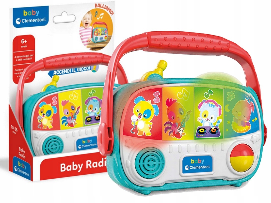 

Clementoni Baby Radio interaktywne dla maluszka
