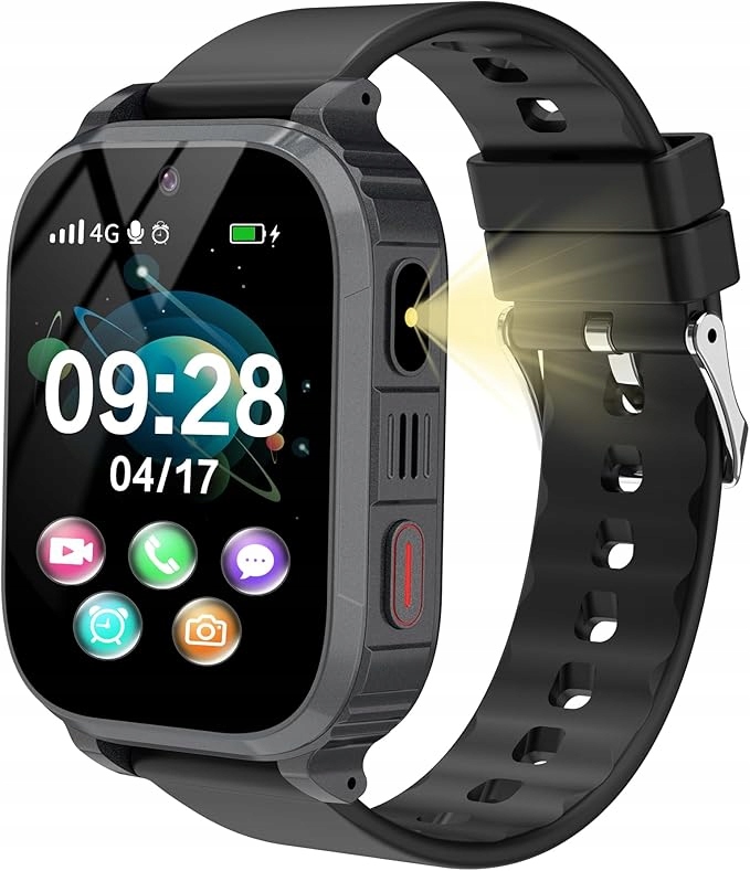 SMARTWATCH DZIECIĘCY DH25 KARTA SIM 4G GPS KAMERA, SOS Niebieski