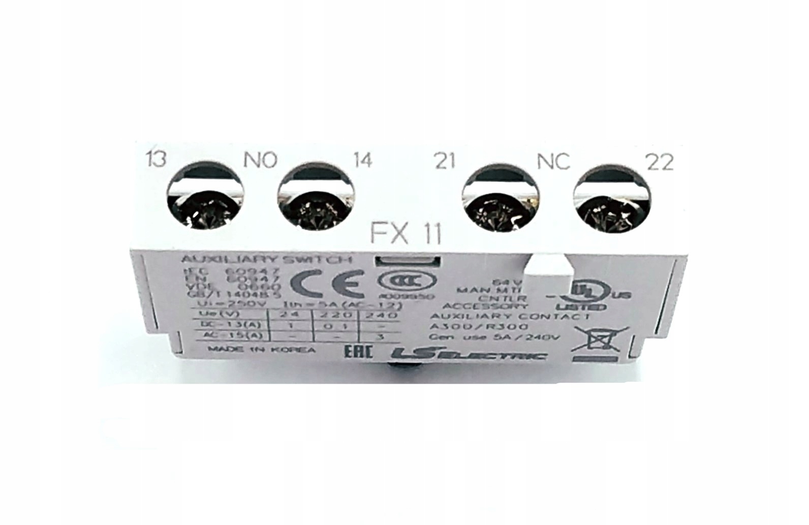 

Styk pomocniczy Ls Mms Fx 11 1a1b No Nc Mms