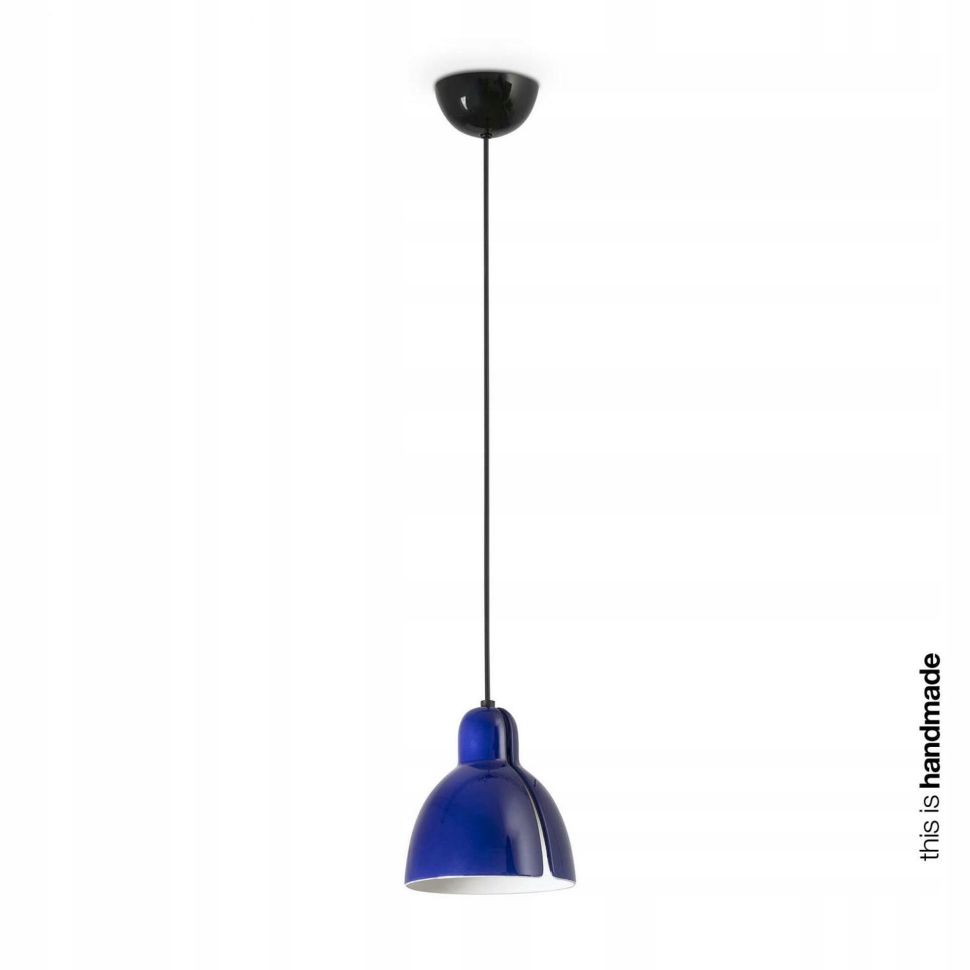 Faro Venice závesné svietidlo, keramické, kobaltovo modré, E27, ručná výroba