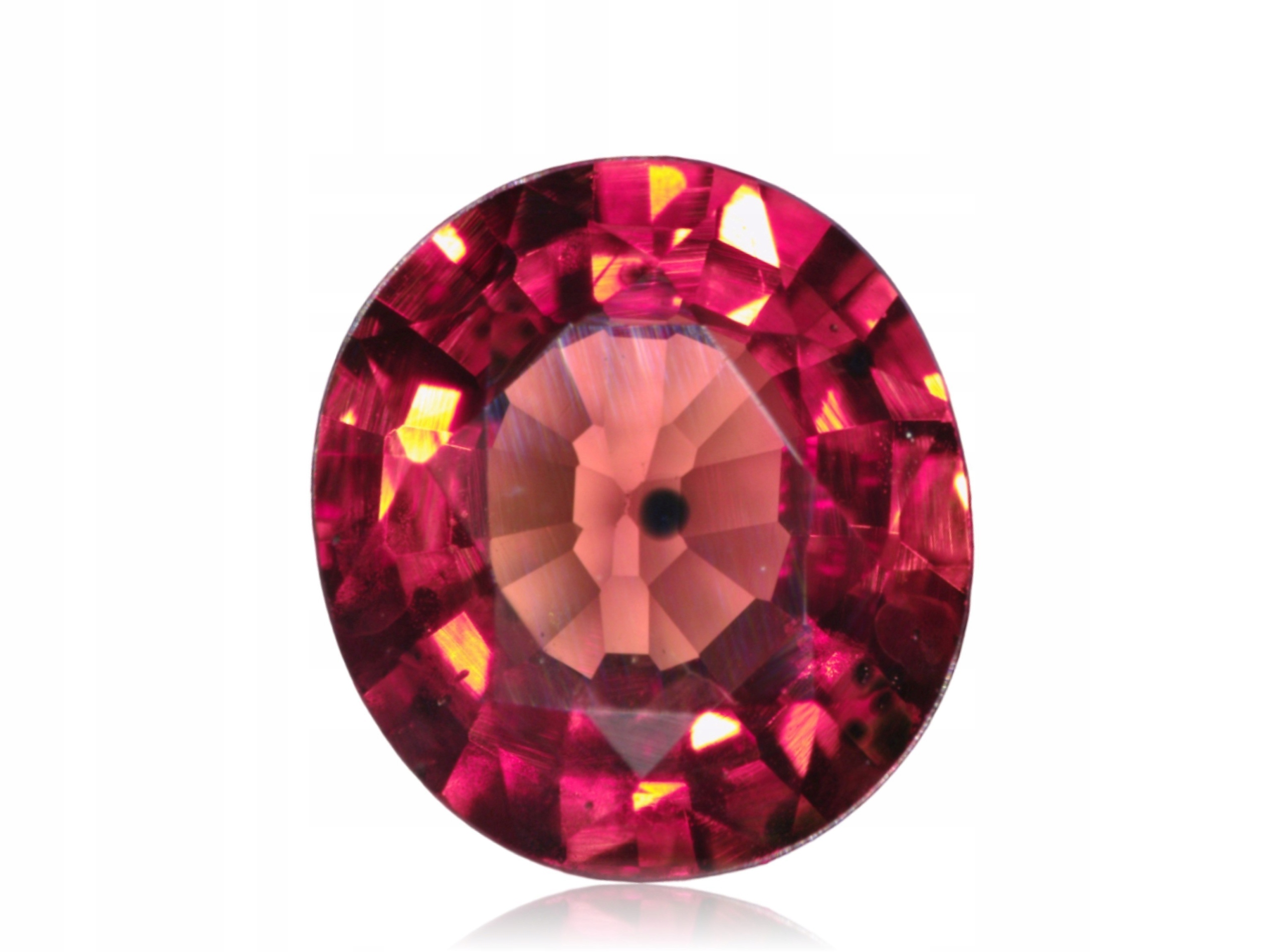 Safír 0.76ct Oranžový Ovál eCertifikát Wbd