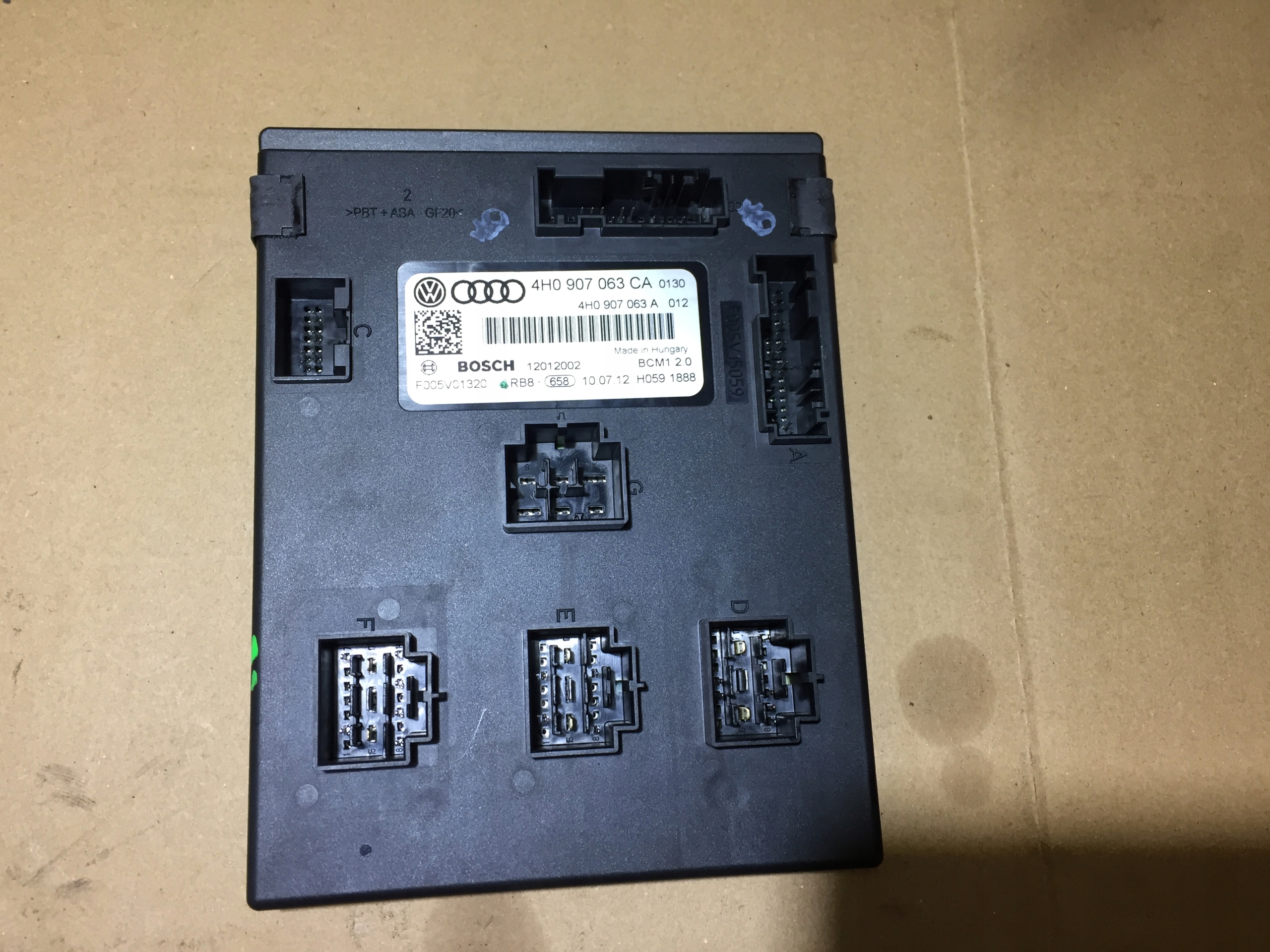 AUDI A6 C7 Module Unité de contrôle KOMFORTU 4H0907063CA