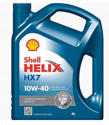 Olej silnikowy Shell Helix HX7 10W40 4L Zawieszka Serwisowa