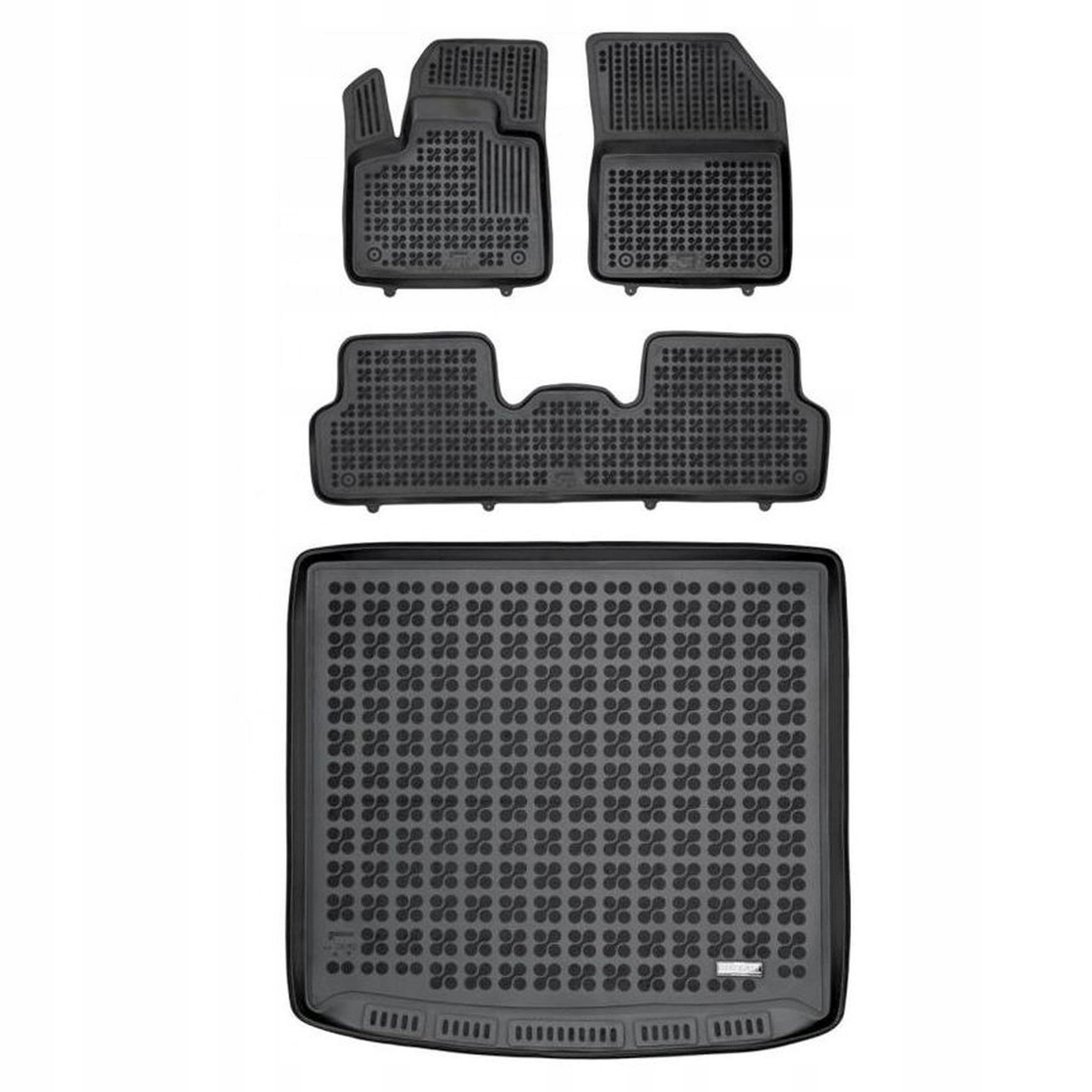 Gumowy zestaw dywaniki i mata Ds DS7 Crossback od 2018 górna podłoga bagażn