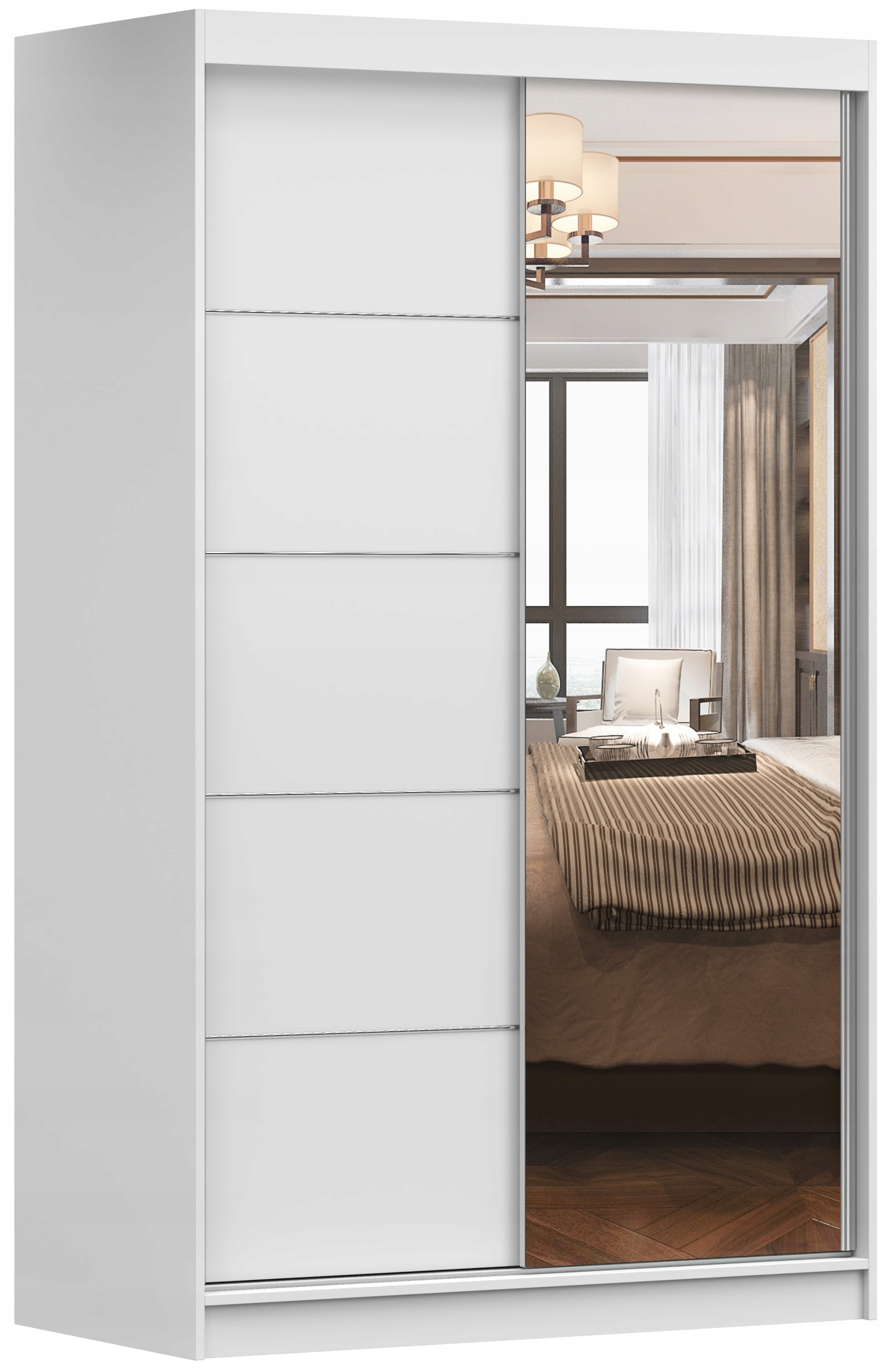 Szafa Przesuwna NEOMI 05 120 LUSTRO PÓŁKI