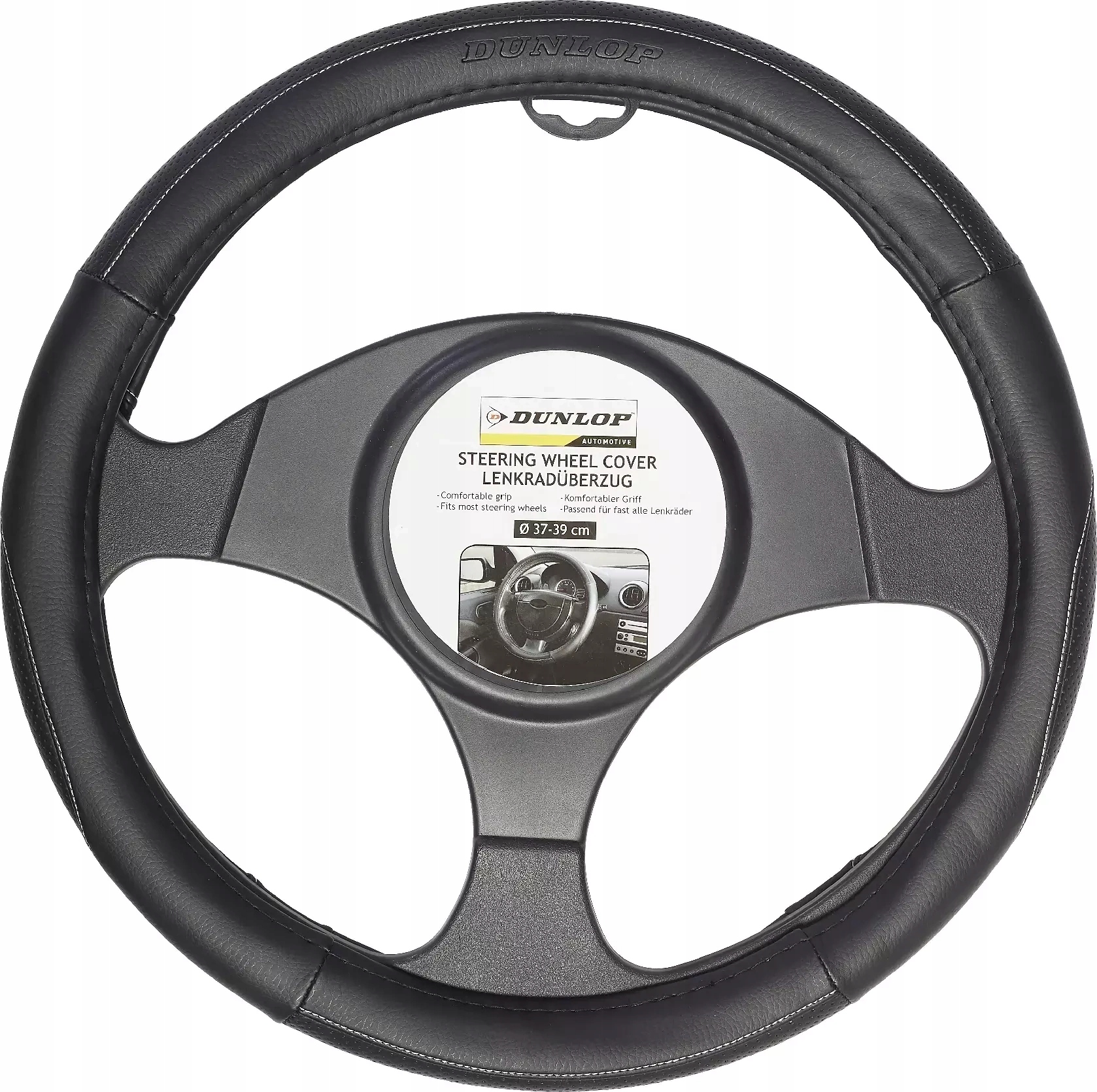 POKROWIEC NA KIEROWNICĘ NAKŁADKA SKÓRZANA DUNLOP ŚREDNICA 37-39CM Producent Dunlop