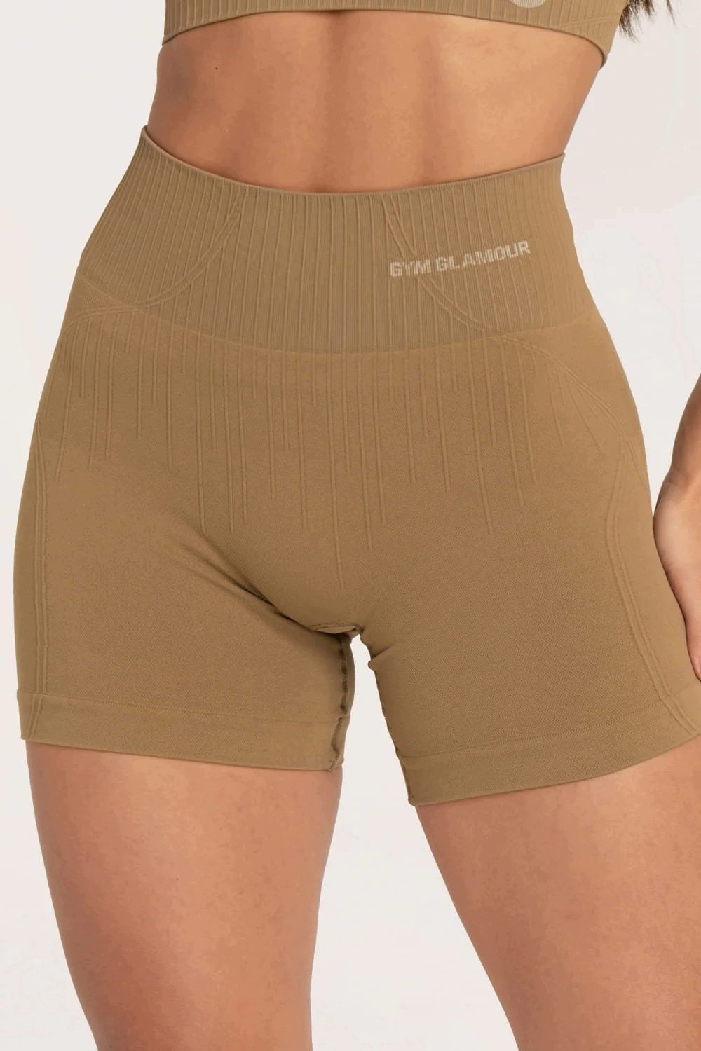 Gym Glamour Kraťasy push up 2.0 safari vel. S