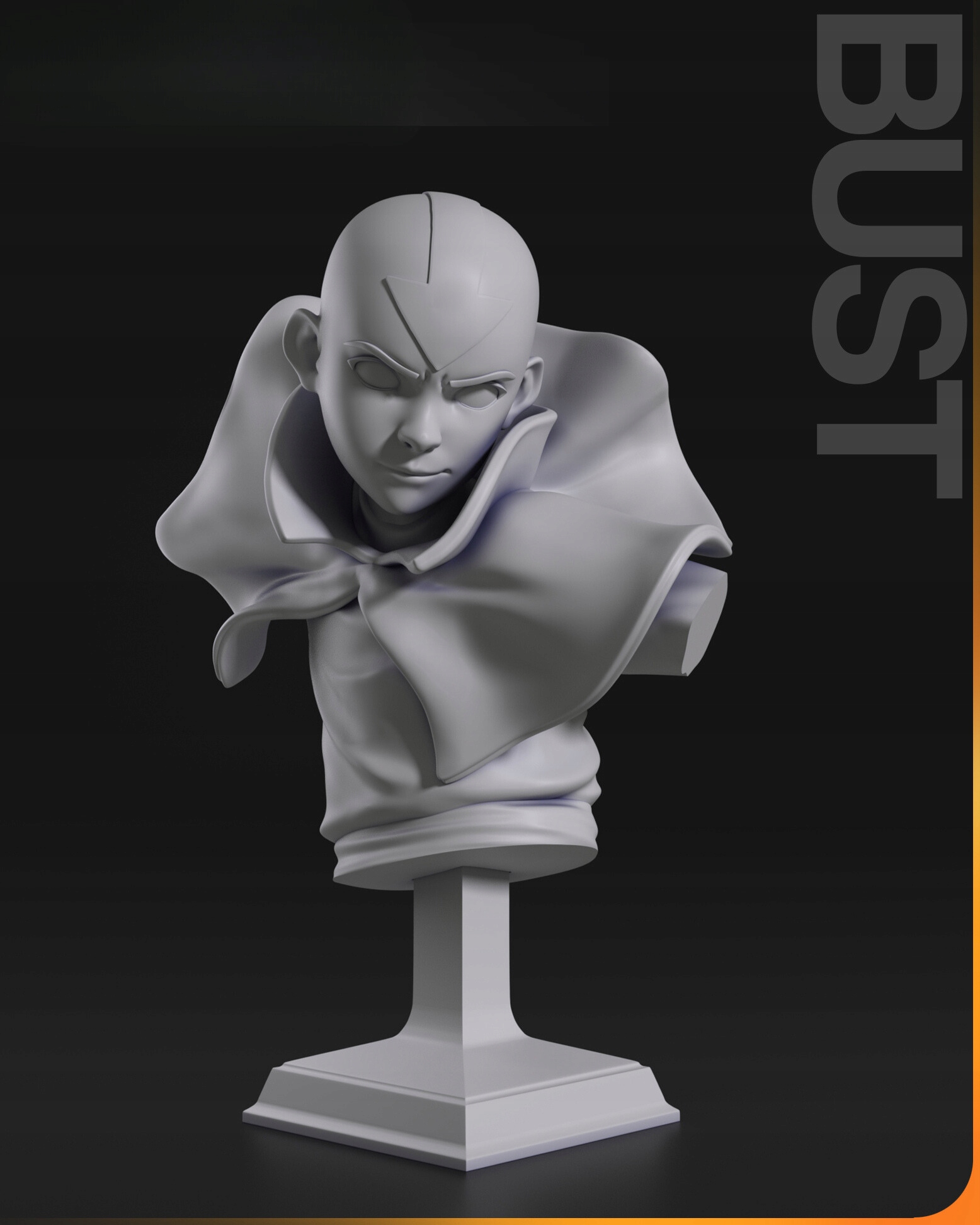 Busta Aang Mistr vzduchu s Avatar: The Last Airbender