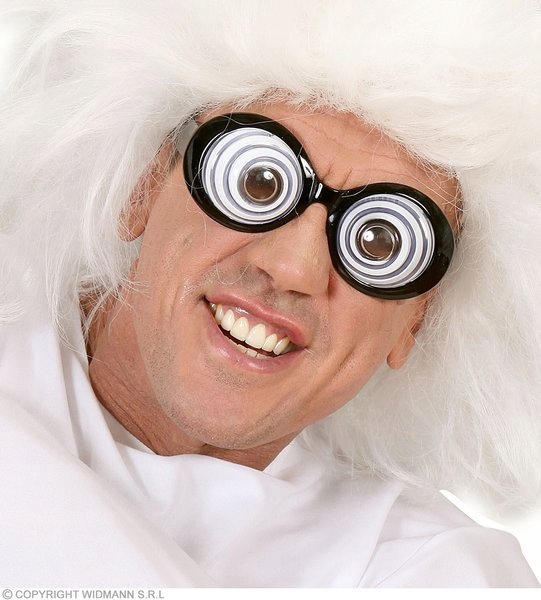 OKULARY LUNATYK EINSTEIN DOKTOREK ZAKRĘCONE Płeć uniseks