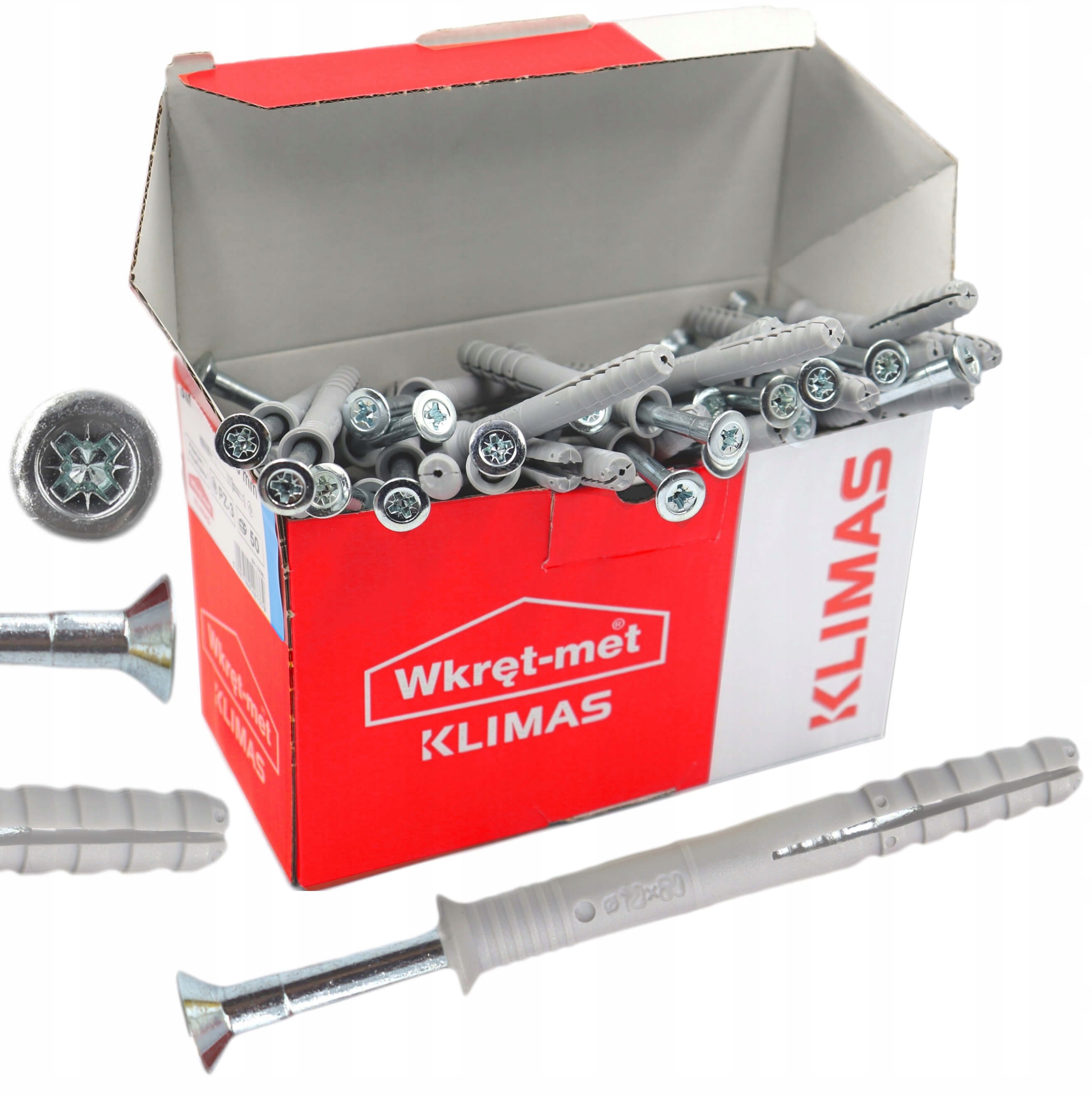 

Kołki Szybkiego Montażu 10x100 Sm 50szt Wkręt-met