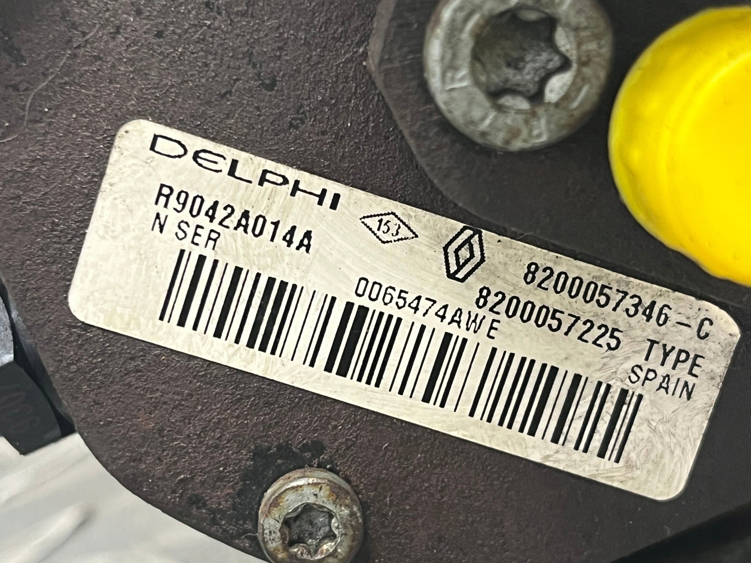 pompa alto pressione RENAULT KANGOO 1 1.5DCI 8200057346-C