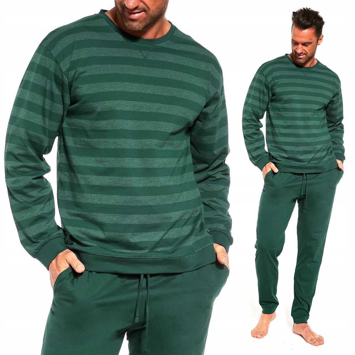 Pánské pruhované pyžamo Cornette Loose 117/259 XXL