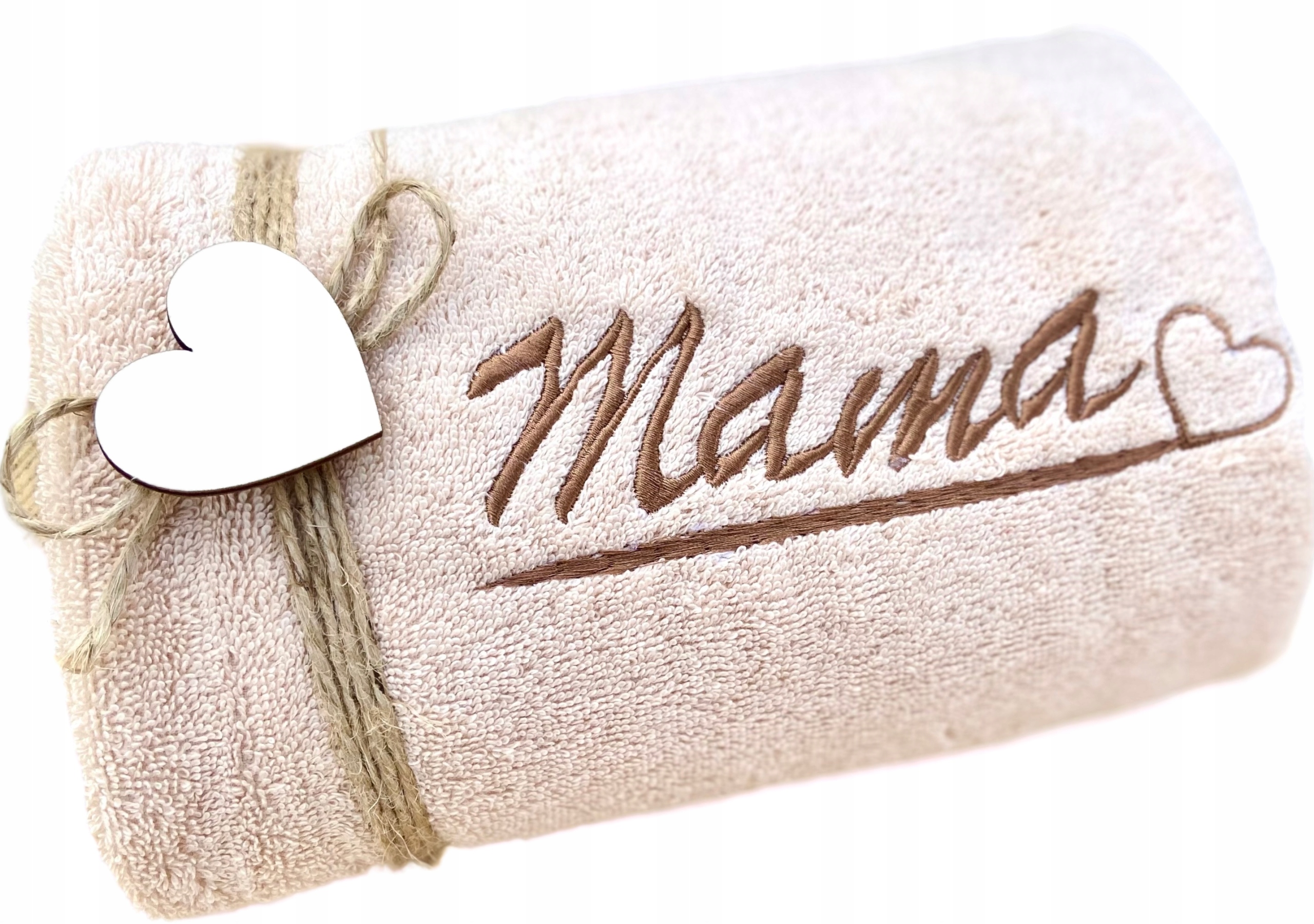 

Piękny na Dzień Mamy Duży Ręcznik z Haftem